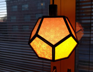 dodecahedron lamp